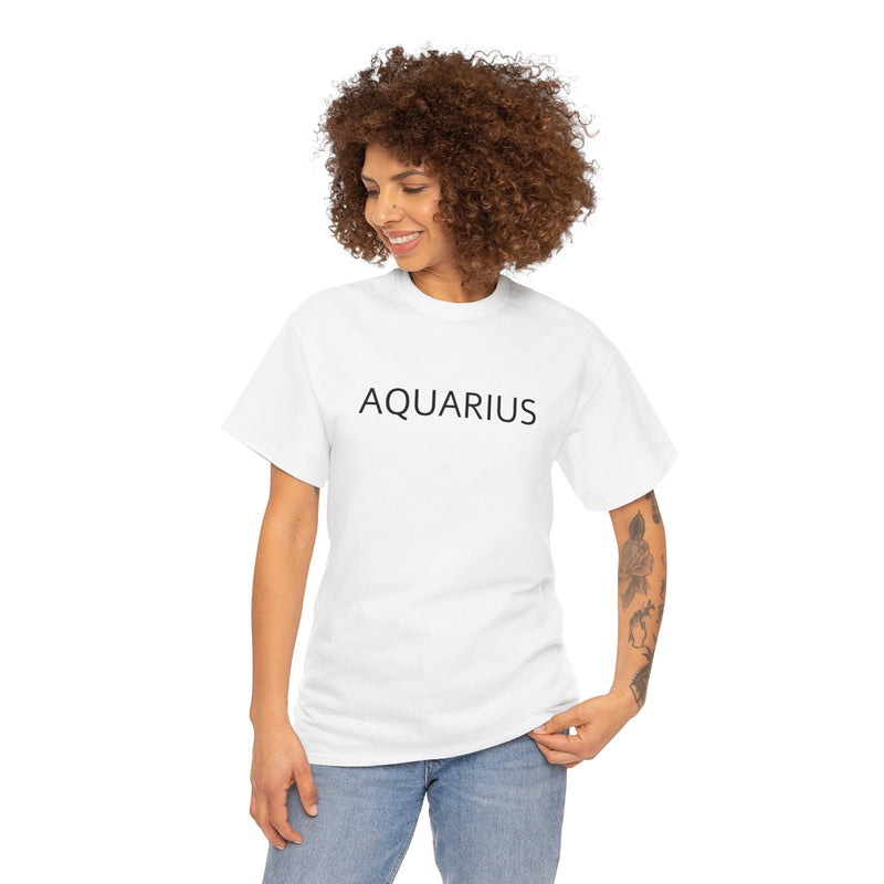 Aquarius Unisex Heavy Cotton Tee