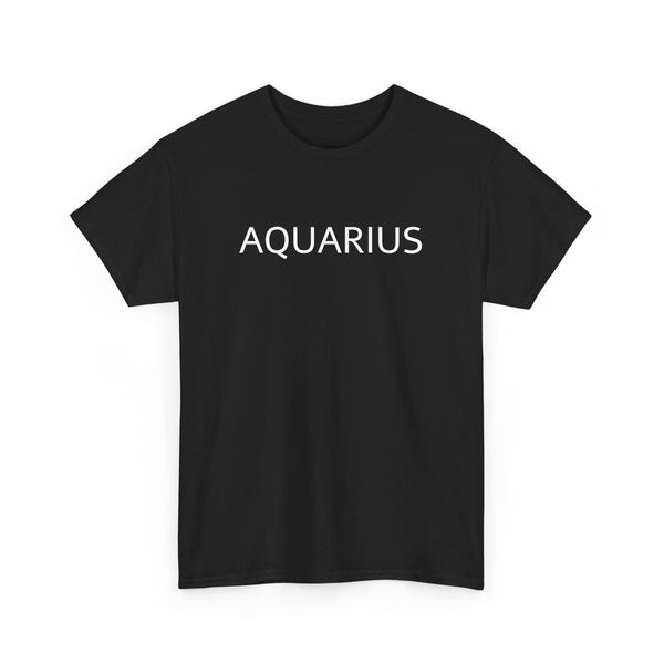 Aquarius Unisex Heavy Cotton Tee