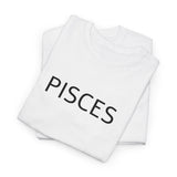 Pisces Unisex Heavy Cotton Tee