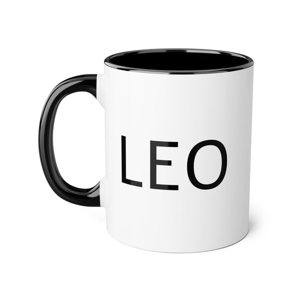 Leo Accent Mugs, 11oz