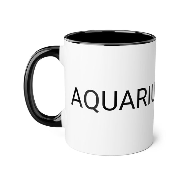 Aquarius Accent Mugs, 11oz