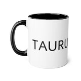 Taurus Accent Mugs, 11oz